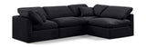 Indulge - Velvet 4 Piece Modular Sectional
