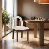 Conrad - Velvet Dining Chair With Brown Legs