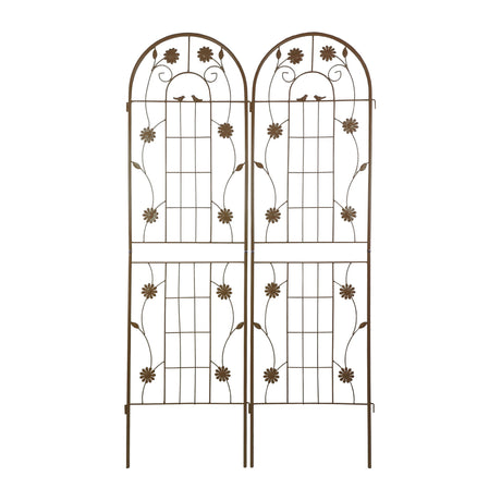 Metal Garden Trellis Rustproof Trellis For Climbing Plant Outdoor Flower Support