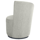 Nueva - Upholstered Swivel Chair Curved Backrest