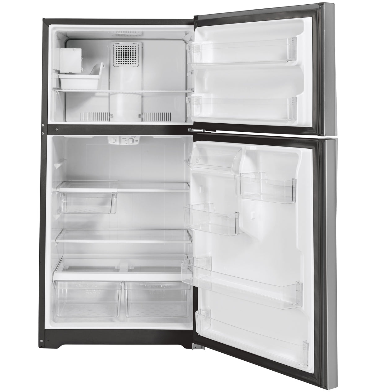 GE GIE19JSNRSS - 30 in. 19.2 cu. ft. Top Freezer Refrigerator with Ice Maker - Stainless Steel