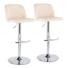Tintori - Bar Stool With Footrest Set