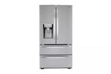 22 cu ft. Smart Counter Depth Double Freezer Refrigerator with Craft Ice(TM) - (LRMXC2206S)