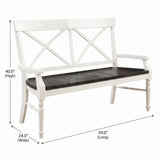 Mountina - Bench - Brown / White