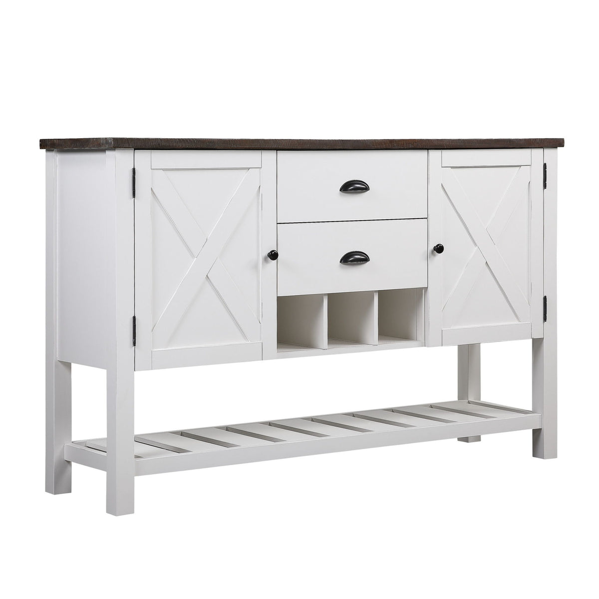 2 Drawer Server - Brown – Varouj.com