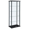 Hyacinth - 4 Shelf Curio Cabinet