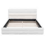 Upholstered Platform Bed With Headboard