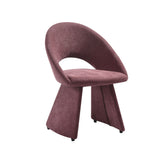 Angelina - Modern Curved Back Upholstered Dining Chair