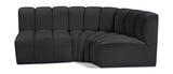 Arc - Faux Leather 3 Piece Sofa