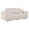 Burnett - Chenille Upholstered Wide Arm Loveseat