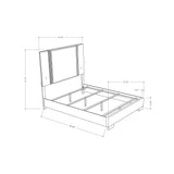 Moon - Modern Bed With LED Accent Lighting