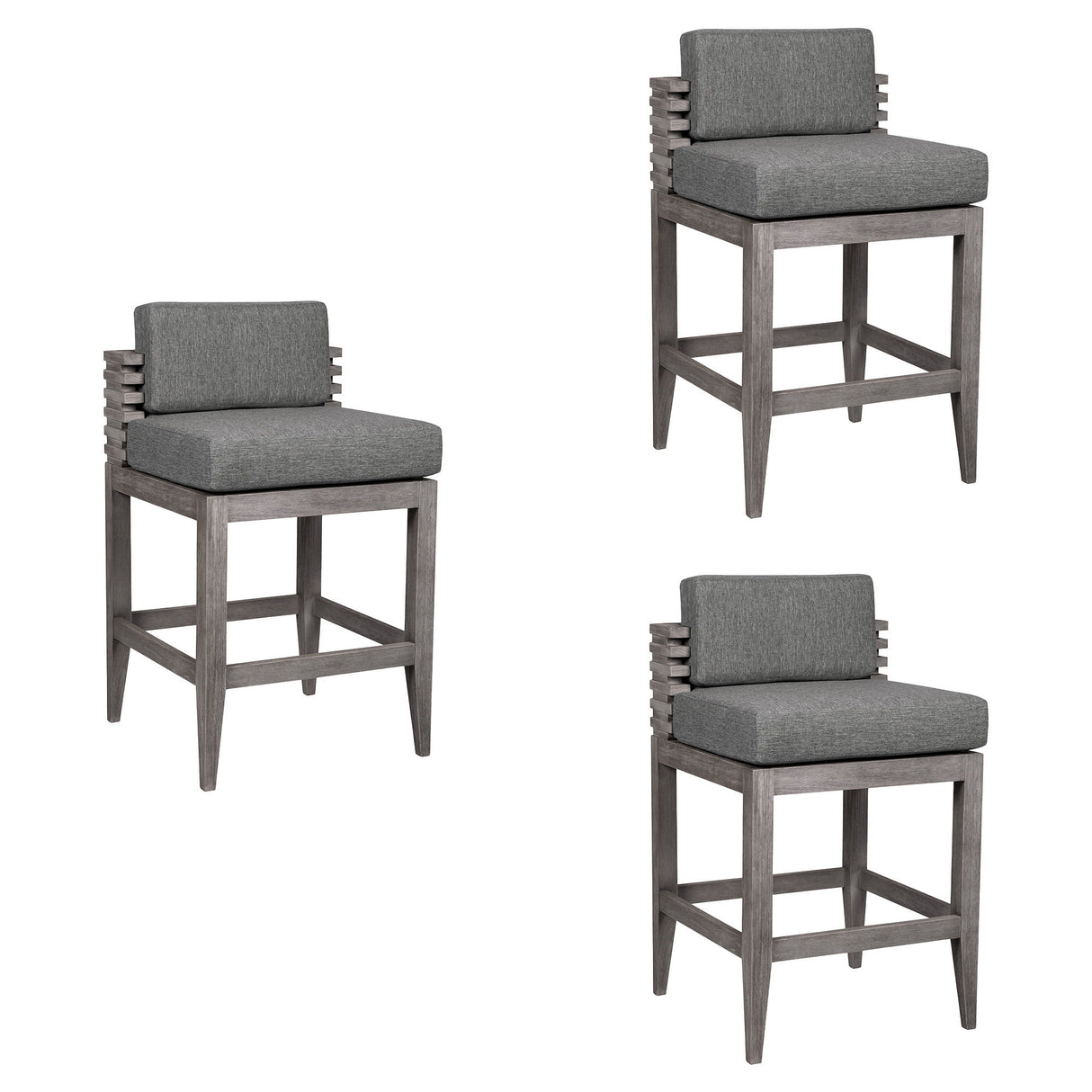 Vivid - Outdoor Patio Counter Stool Set
