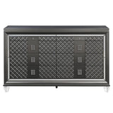 Sawyer - Dresser - Metallic Gray