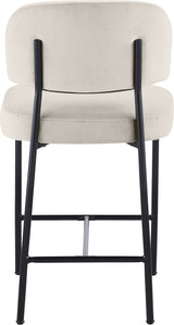 Zarelle - Performance Fabric Upholstered Counter Stool (Set of 2)