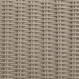 Seacrest - Olefin Water Resistant Fabric And Wicker 4 Piece Outdoor Patio Modular Sofa