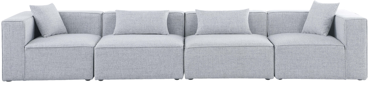 Cube - Linen Modular 4 Seat Sofa