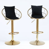 Unique Design Bar Chair, 360 Degree Rotation, Adjustable Height, Suitable For Dining Room And Bar
