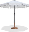 Amalfi - Patio Umbrella - Light Brown Base / Black Pole