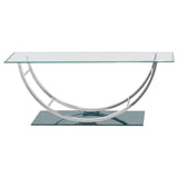 Danville - Rectangular U-Shaped Glass Top Table