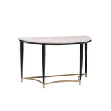 Ayser - Sofa Table - White Washed & Black