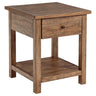 Payne - 1 Drawers Wood End Table with Shelf