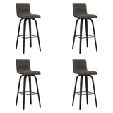 Vienna - 30" Swivel Bar Stool - Black Wood