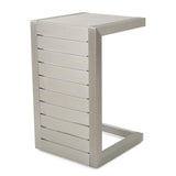 Aluminum Outdoor C - Shaped Side Table For Patio