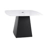Rounded Square Outdoor Pedestal Dining Table