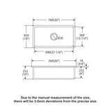 Rectangular Single Bowl Kitchen Sink With Dual Mount Installation - White