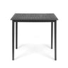 Outdoor Minimalist Acacia Wood Rectangle Bar Table