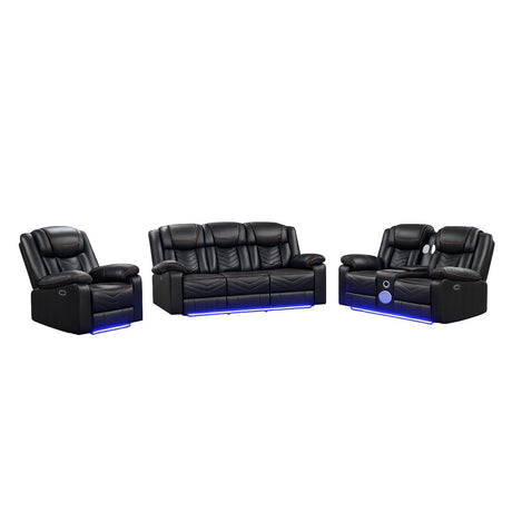 Challenger - LED Power Recliner Set