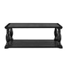 Farmhouse Rectangular Coffee Table With 2 Tiers