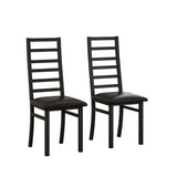 Metal Dining Chairs With Steel Legg, High Back Armless Design