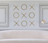 XOXO - Steel Wall Decor - Yellow
