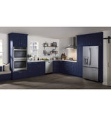 GE JVW5301SJSS - 30 in. Wall-Mount Pyramid Chimney Hood, Convertible Chimney Style Range Hood with 350 CFM, 4 Fan Speeds & 2 Halogen Lights - Stainless Steel