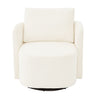 360° Modern Swivel Chair With Upholstered Curved Design