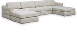 Beckham - 6 Piece Double Chaise Modular Sectional