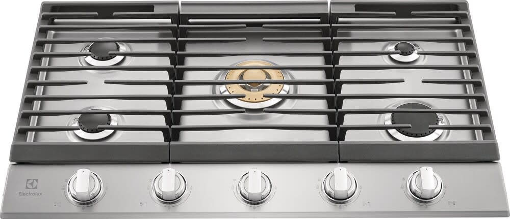 Electrolux ECCG3668AS 36 inch gas cooktop hero view