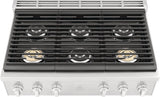 Electrolux ECCG3672AS 36 Inch Gas Rangetop overhead view
