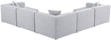 Cube - Linen 5 Piece Modular Corner Sectional