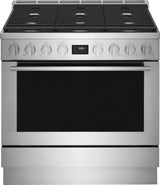 Electrolux ECFD3668AS 36 inch dual fuel range hero view
