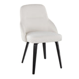 York - Upholstered Chair (Set of 2) - Black Wood Legs