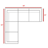 Luxurious Wicker Patio Sectional With Weather Resistant Sunbrella Cushions