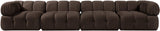 Orin - Fabric Velvet 4 Piece Modular Sofa
