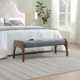 Modern Upholstered Long Bench For Kitchen