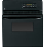 GEJRP20BJBB - 24 in. 2.7 cu. ft. Electric Single Wall Oven - Black on Black