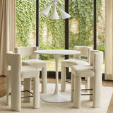 Zuno - Velvet Performance Fabric Upholstered Counter Stool (Set of 2)