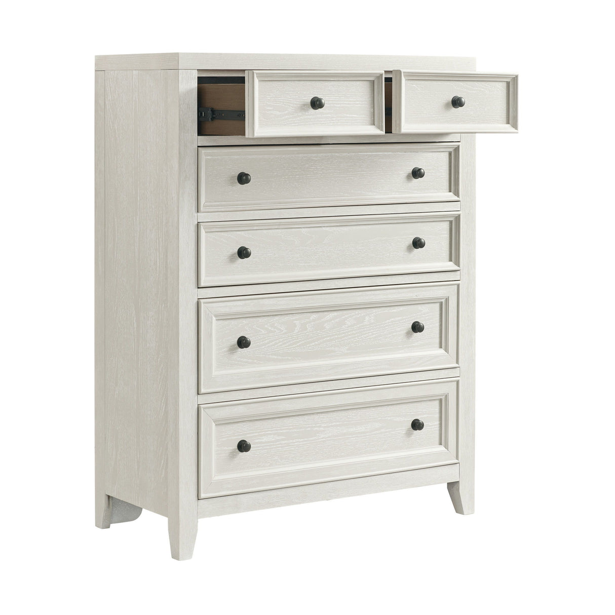 6 Drawer Chest With Knobs And Smooth Slides
