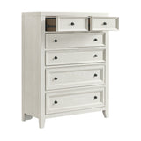 6 Drawer Chest With Knobs And Smooth Slides