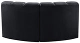 Arc - Velvet 2 Piece Modular Sofa